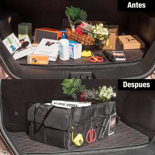 Organizador De Baul Reforzado Auto Impermeable Negro Size 50*40*28Cm - Image 5