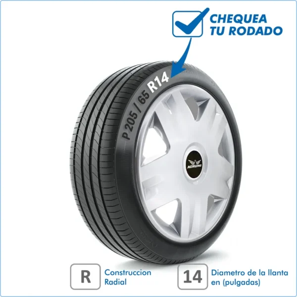 Taza Renault Clio 2 03/12 14 Pulg - Image 2