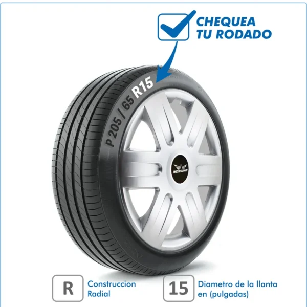Taza Renault Megane 99/09 15 Pulg - Image 2