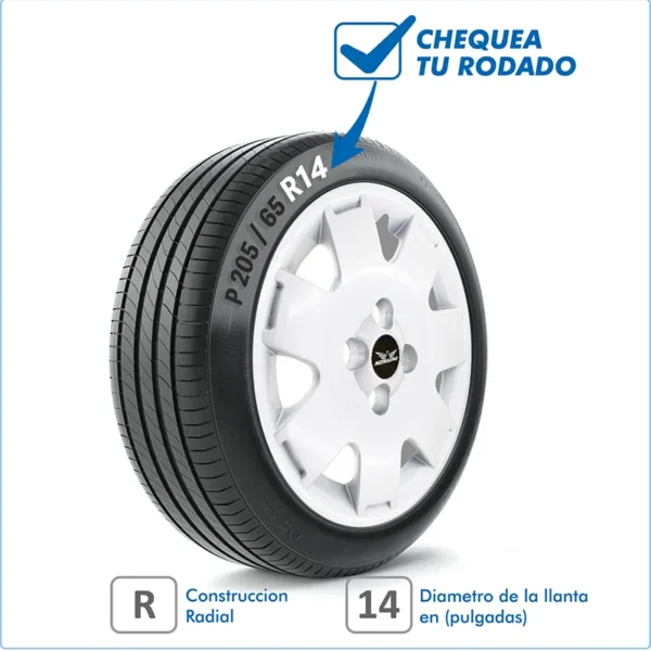 Taza Vw Saveiro Country 06/14 14 Pulg - Image 2