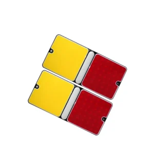 Juego De Faros Traseros Para Camion Ambar (7.5Cm) + Rojo (7.5Cm) = 15Cm