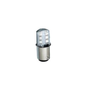 Lampara Led Siliconado 1 Polo (Pata En V) 12V P21/5W Ambar