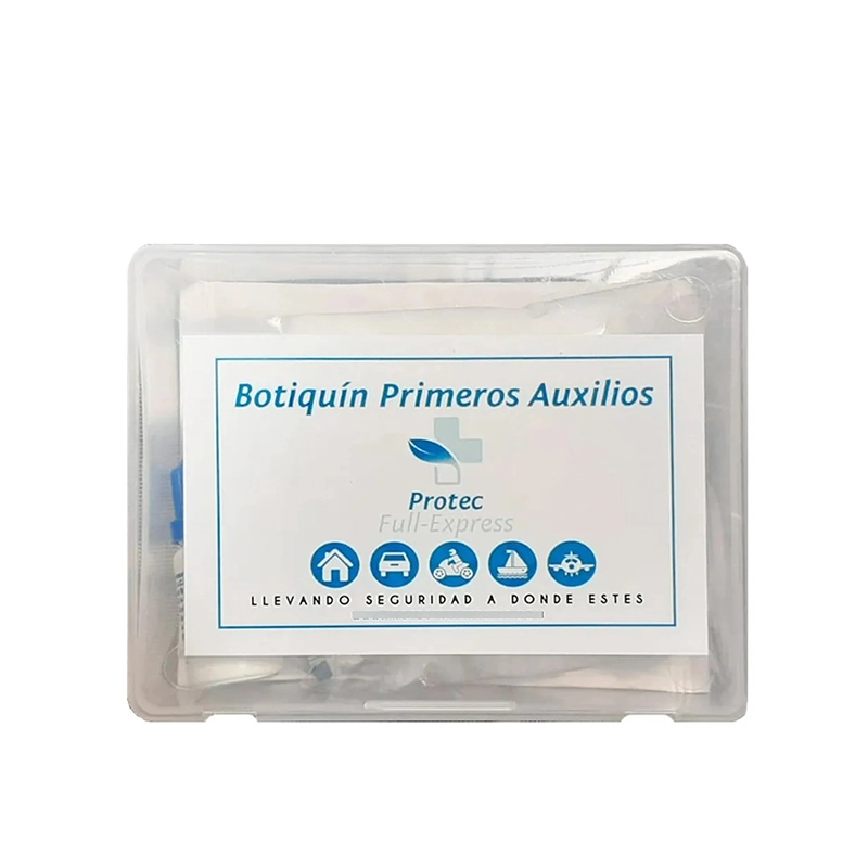 Botiquin Primeros Auxilios (Caja Plastica)