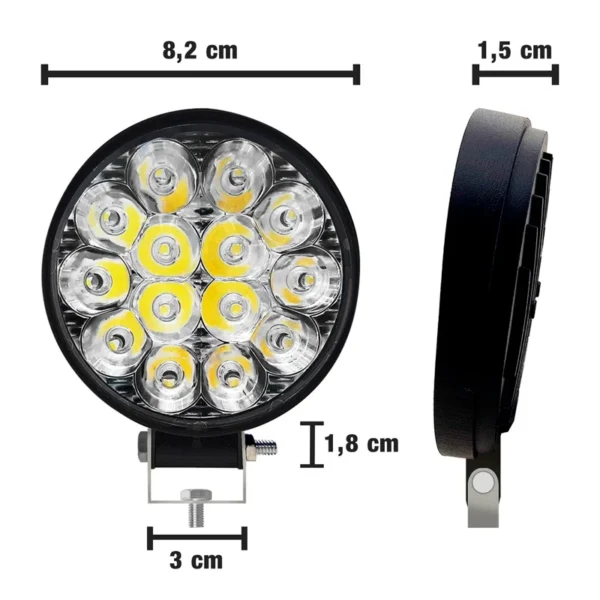 Faro Led 42W 12V Circular Mini - Image 2