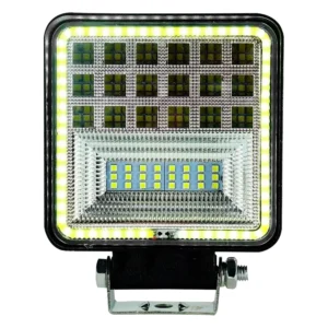 Faro Led Cuadrado C/Display Smd 12/24V 36W C/Ojo De Angel Blanco