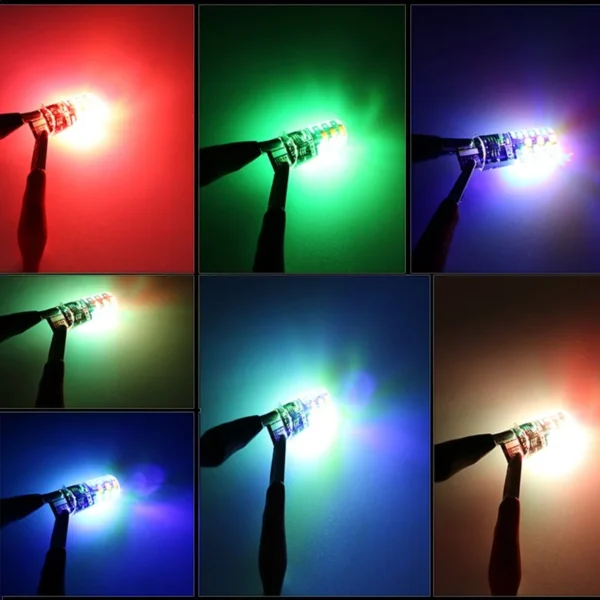 Led T10 Multicolor Posicion Rgb Con Control - Image 3