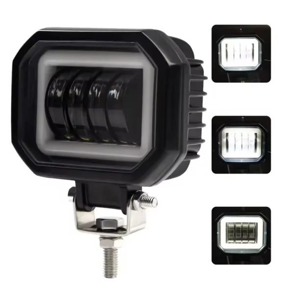 Faro Led Drl 12/24V 30W Blanco Ambar - Image 2