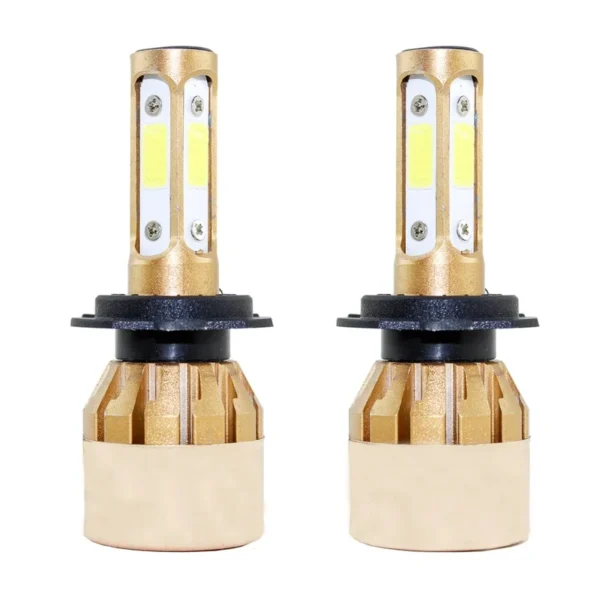 Kit Cree Led Cob S6 4D H7 6 Gen Revolution 4 Caras 12V