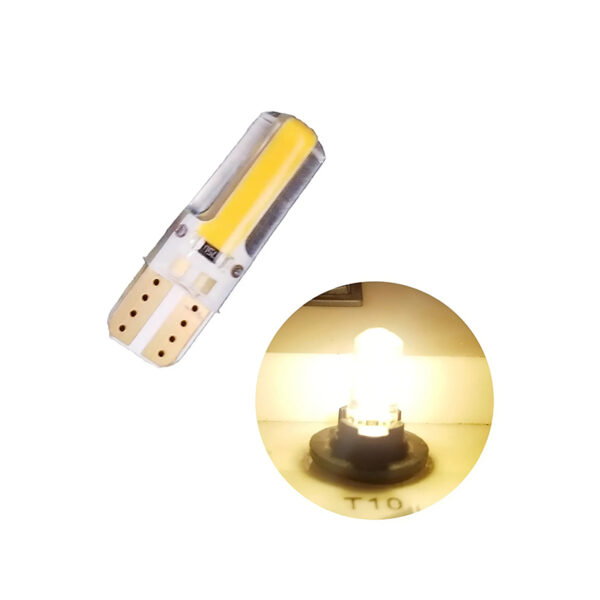 T10 Silica 6 Led - Canbus Amarillo 12V - Image 2