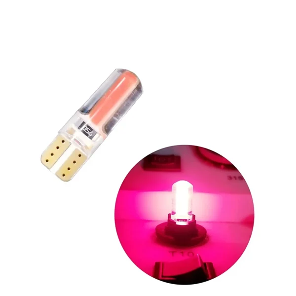 T10 Silica 6 Led - Canbus Rojo12V - Image 2