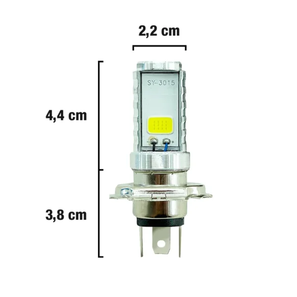 Cree Led Moto 4000Lm H4-Gold - Image 2