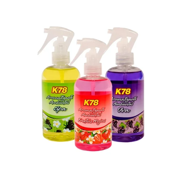 Aromatizante / Auto Ambiente K78 Gatillo 250Cc