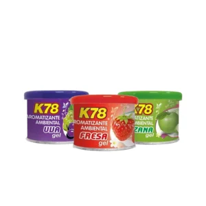 Aromatizante / Auto Ambiente K78 Lata Gel 80 Gr