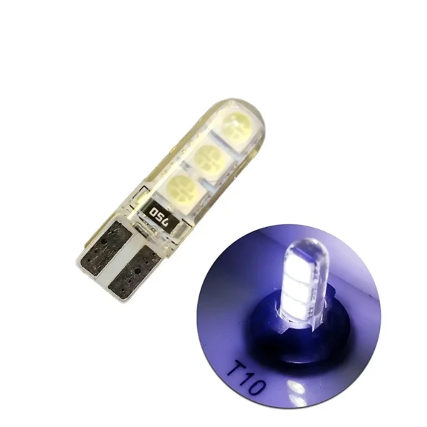 T10 Silica 6 Led - Canbus Blanco 12V - Image 3