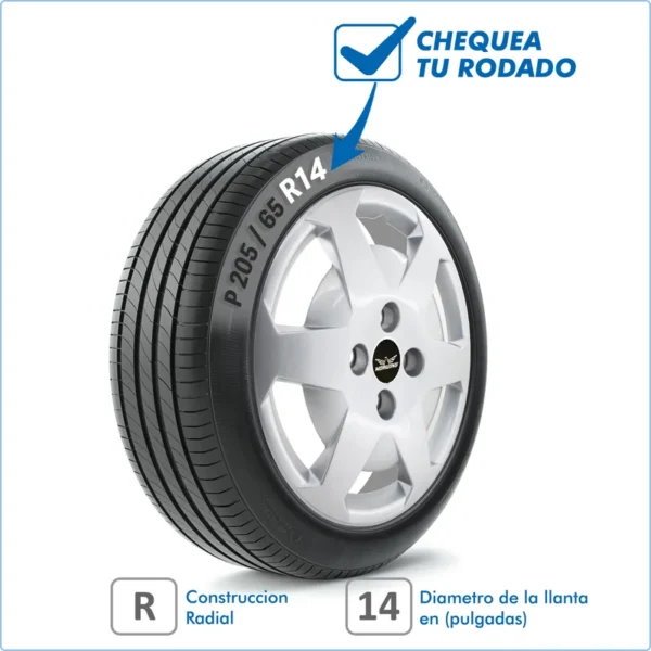 Taza Chevrolet Meriva 03/13 14 Pulg - Image 2