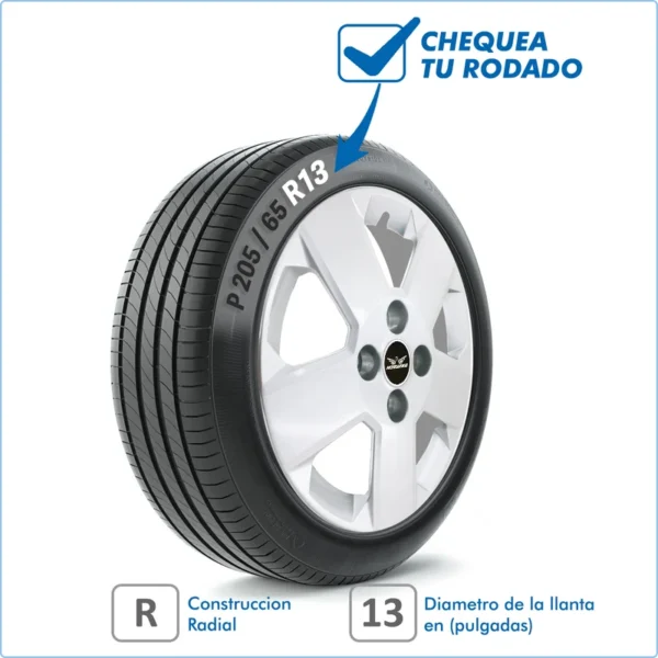Taza Chevrolet Agile Ls Prisma Lt 11/-> 14 Pulg - Image 2