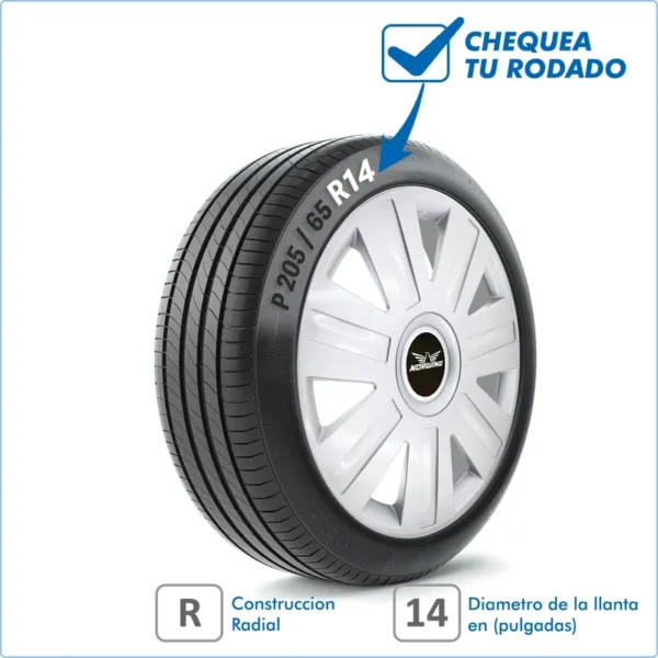 Taza Ford Focus Mk1 04/10 14 Pulg - Image 2