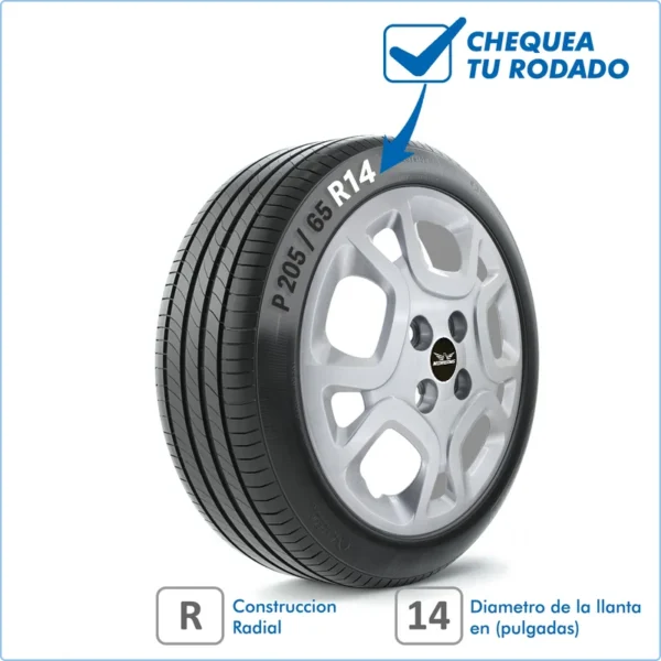 Taza Fiat Uno Novo 10/16 14 Pulg - Image 2