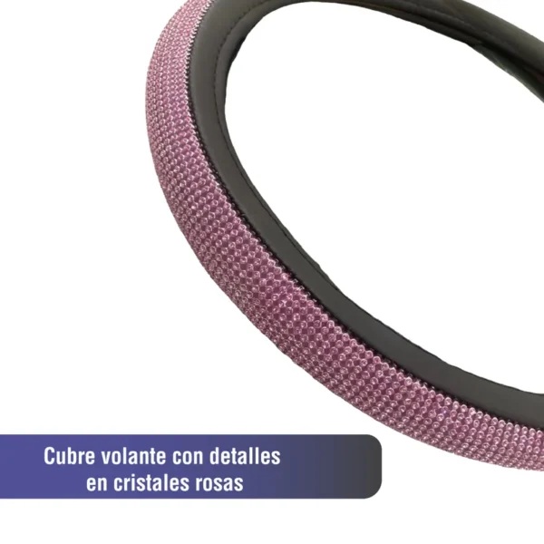 Cubre Volante Con Brillos Strass Auto Universal - Image 5