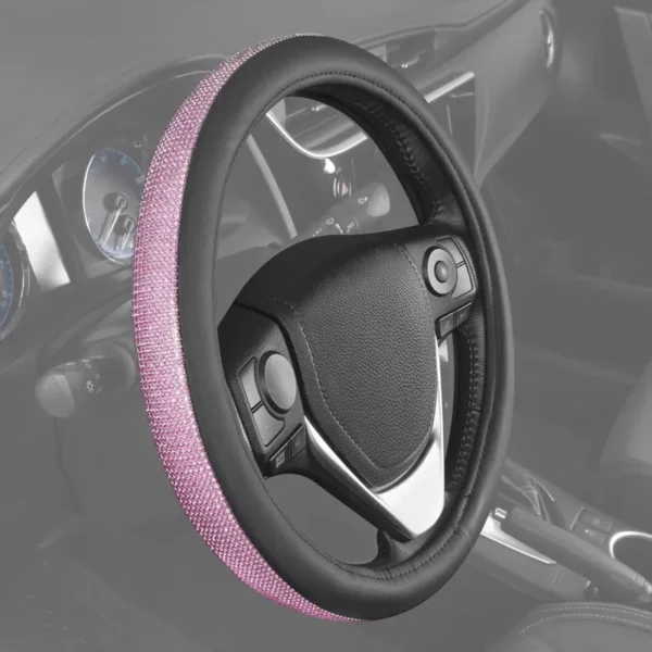 Cubre Volante Con Brillos Strass Auto Universal - Image 4