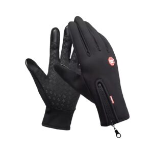 Guantes Térmicos Impermeables Talle L Moto Táctiles Antideslizantes