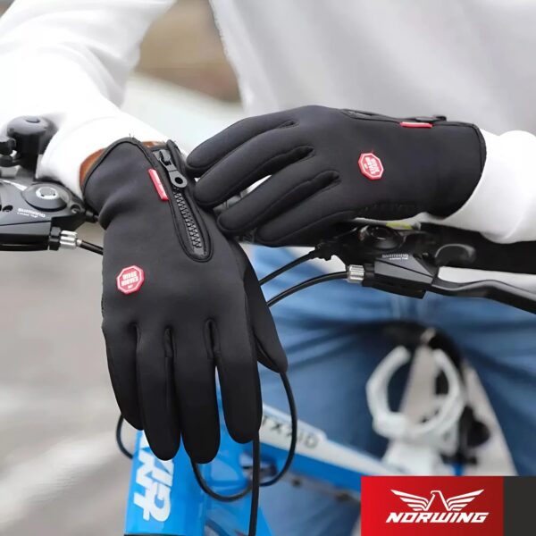 Guantes Térmicos Impermeables Talle XL Moto Táctiles Antideslizantes - Image 7