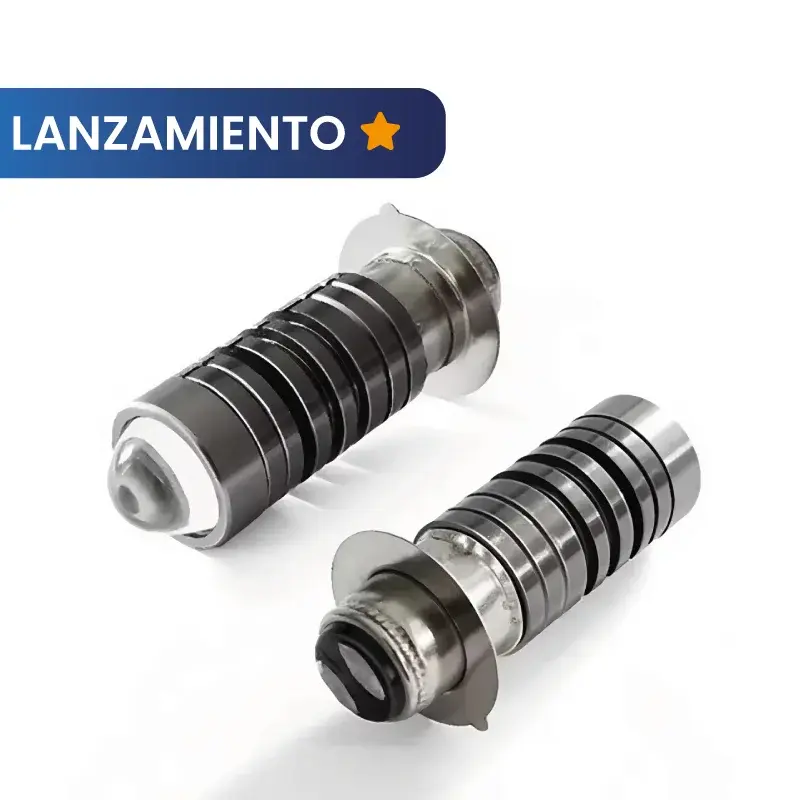 Lampara Para Moto M5 Con Lupa