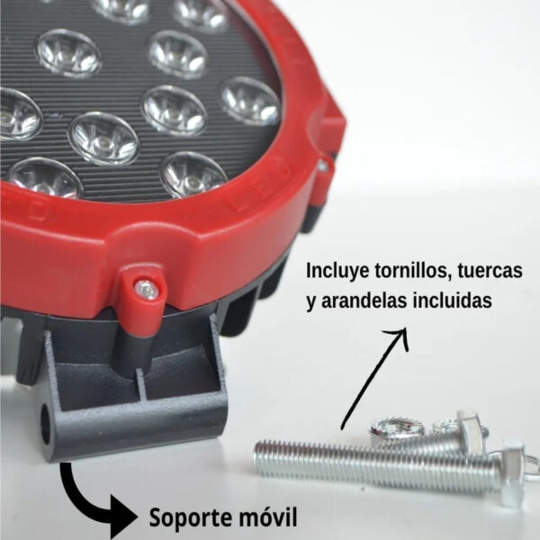 Faro Led Redondo 7 Pulgadas Off Road 4x4 - Image 4