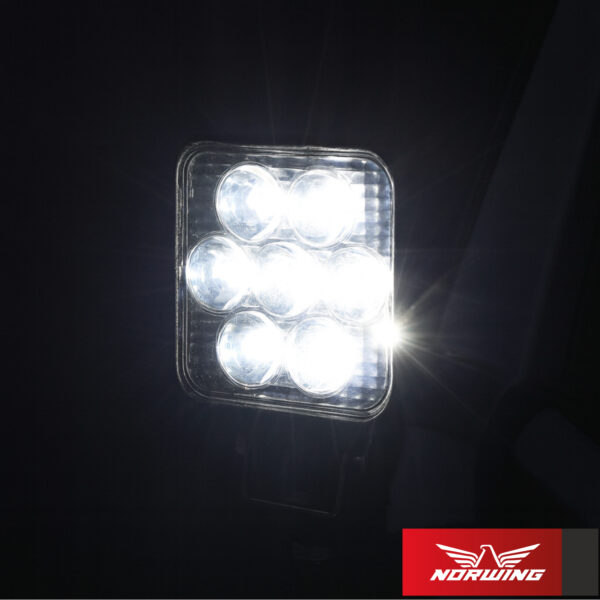 Faro LED Cuadrado 7 Leds 21W 12V 24V Universal - Image 6