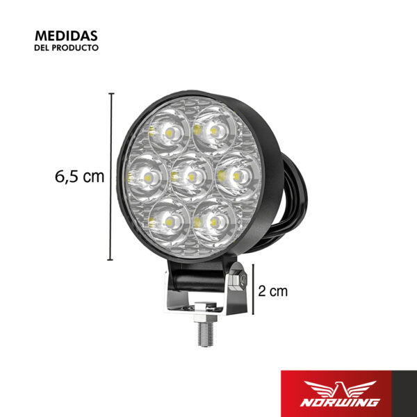Faro Auxiliar LED 7 Leds 21W Universal 12V 24V - Image 2