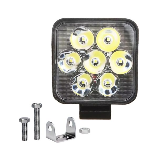 Faro LED Cuadrado 7 Leds 21W 12V 24V Universal - Image 4